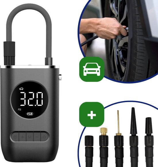 Dutch Wanted Electric Bicycle Pump Cordless Compressor Tire Pump P