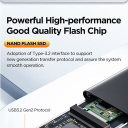 Dutch Wanted M1 Draagbare SSD Externe Harde Schijf - 250GB