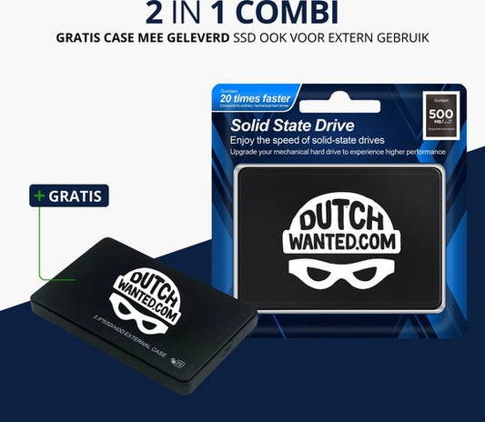 Dutch Wanted SSDriveGuard Draagbare SSD Externe Harde Schijf Case / hoes