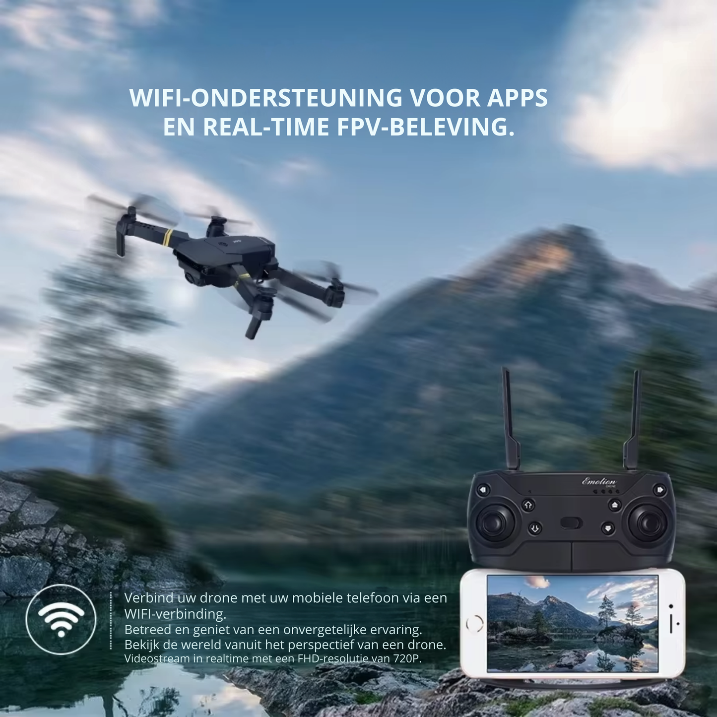 Parya Official - FPV Drone - Zwart